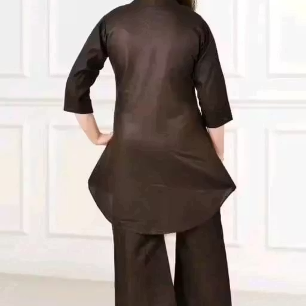 Women's Floral Printed Cotton Kurti & Pyjama Co-Ord Set | Casual Daily Wear | Comfortable & Stylish Ethnic Set